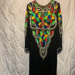 Black/Colorful dress